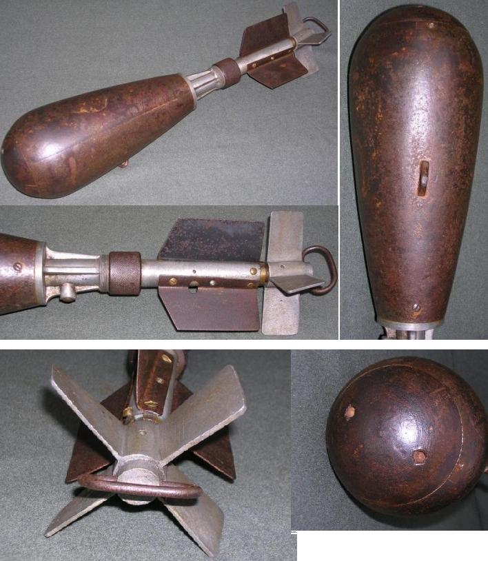 BRITISH WW1 AIR DROPPED HALES BOMB